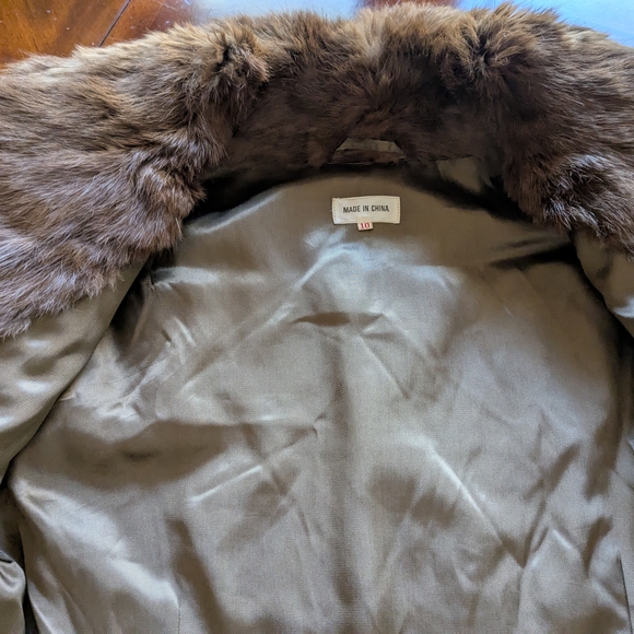 Vintage Brown Rabbit Fur Jacket - Picture 15 of 16